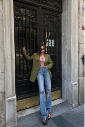 Kadın Blazer Ceket - Marta - Haki