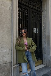 Kadın Blazer Ceket - Marta - Haki