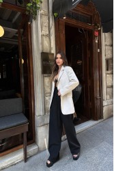 Kadın Blazer Ceket - Marta - Beyaz