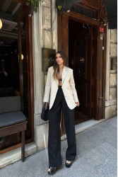 Kadın Blazer Ceket - Marta - Beyaz