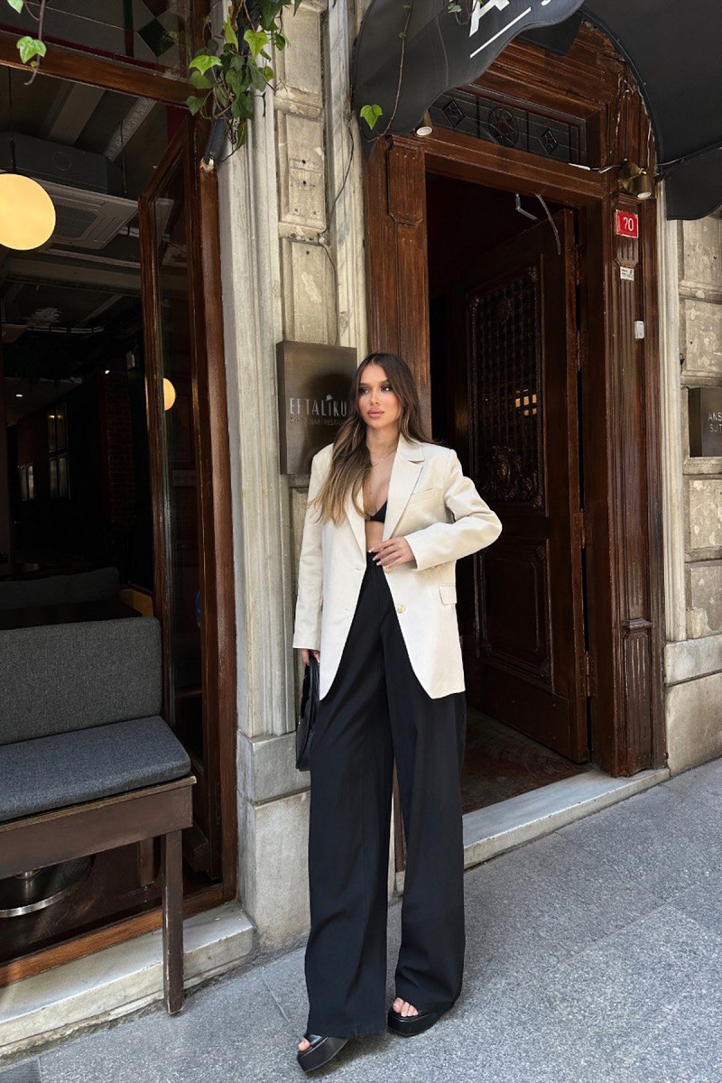 Kadın Blazer Ceket - Marta - Beyaz