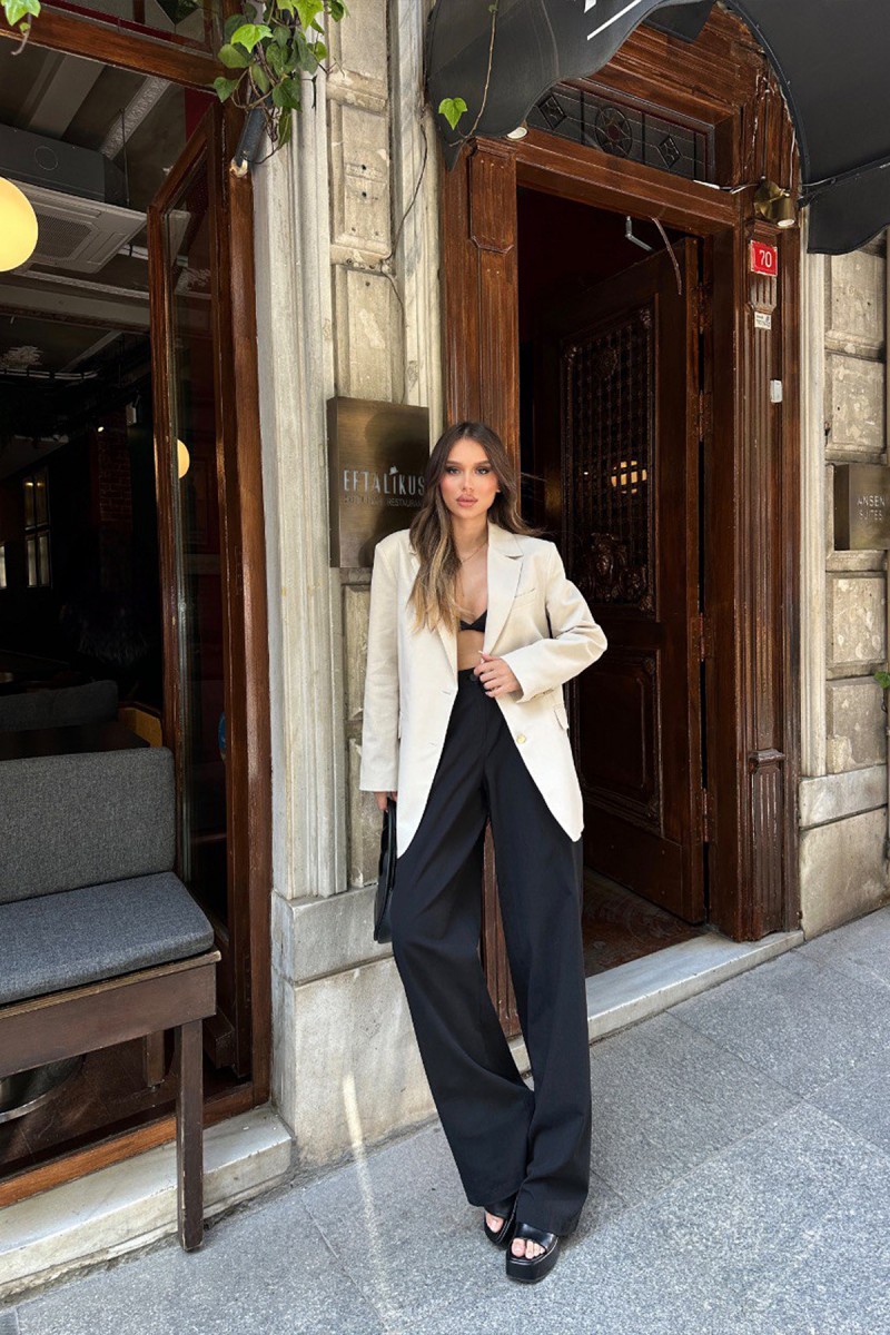 Kadın Blazer Ceket - Marta - Beyaz