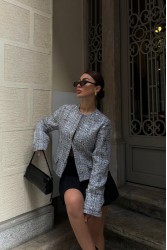 Kadın Blazer Ceket - Violet
