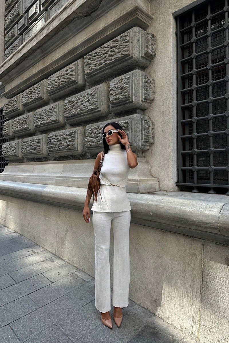 Kadın Takım - Kuşaklı - İvy - Beyaz