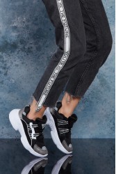 Kadın Sneaker - Siyah Beyaz - DS3.5156