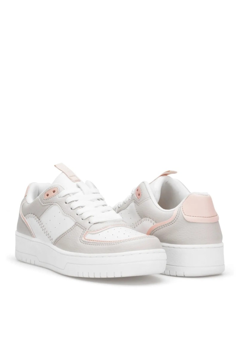 Kadın Sneaker - Beyaz Pudra - DS Alley