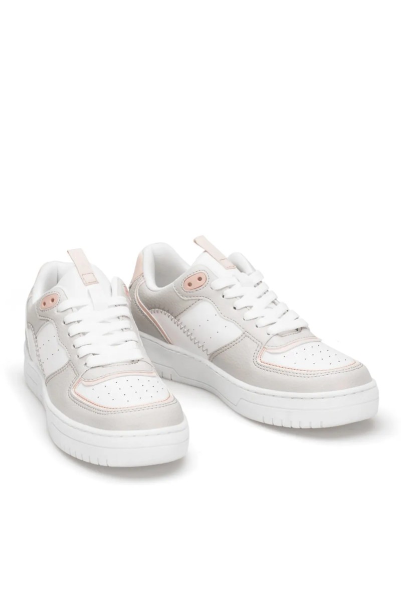 Kadın Sneaker - Beyaz Pudra - DS Alley
