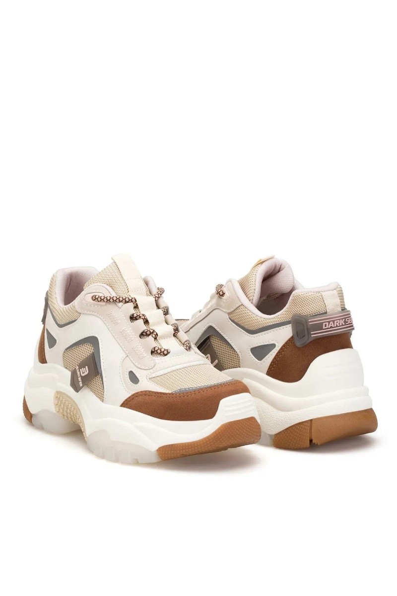 Kadın Sneaker - Bej Taba - Linda