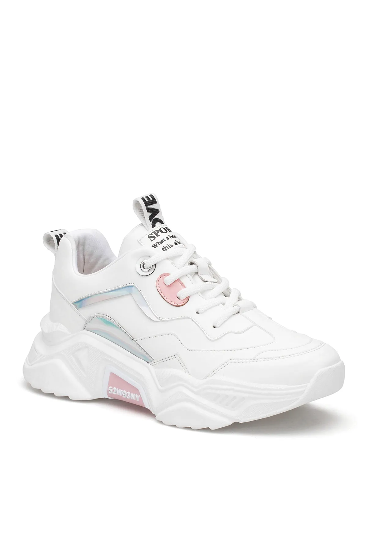Kadın Sneaker - Beyaz Pudra - DS.PMD239K2110
