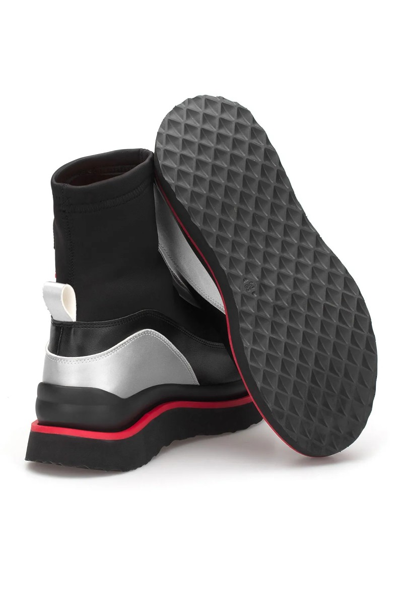 Kadın Bot - Siyah Kırmızı - DS.TPG