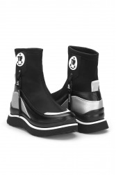 Kadın Bot - Siyah Beyaz - DS.TPG