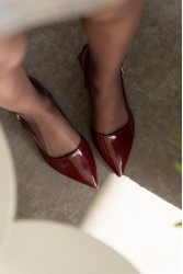 Kadın Topuklu Ayakkabı - 0003 - Kırmızı