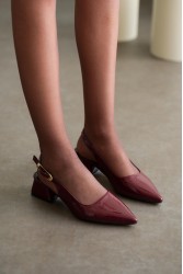 Kadın Topuklu Ayakkabı - 0003 - Kırmızı