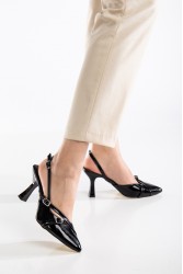 Kadın Topuklu Ayakkabı - Katrin - Siyah