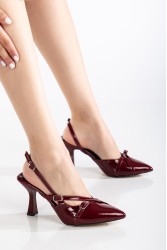 Kadın Topuklu Ayakkabı - Katrin - Kırmızı