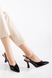 Kadın Topuklu Ayakkabı - Reya - Siyah