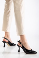 Kadın Topuklu Ayakkabı - Reya - Siyah