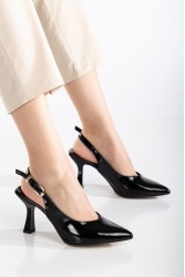 Kadın Topuklu Ayakkabı - Reya - Siyah