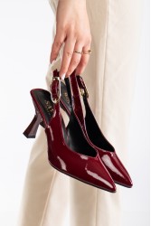 Kadın Topuklu Ayakkabı - Reya - Kırmızı