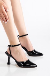 Kadın Topuklu Ayakkabı - Aster - Siyah