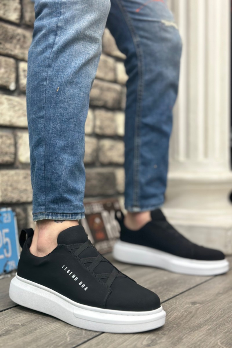 Erkek Sneaker - Siyah Beyaz - 0134