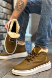 Erkek Bilekli Sneaker - Vizon - 0151