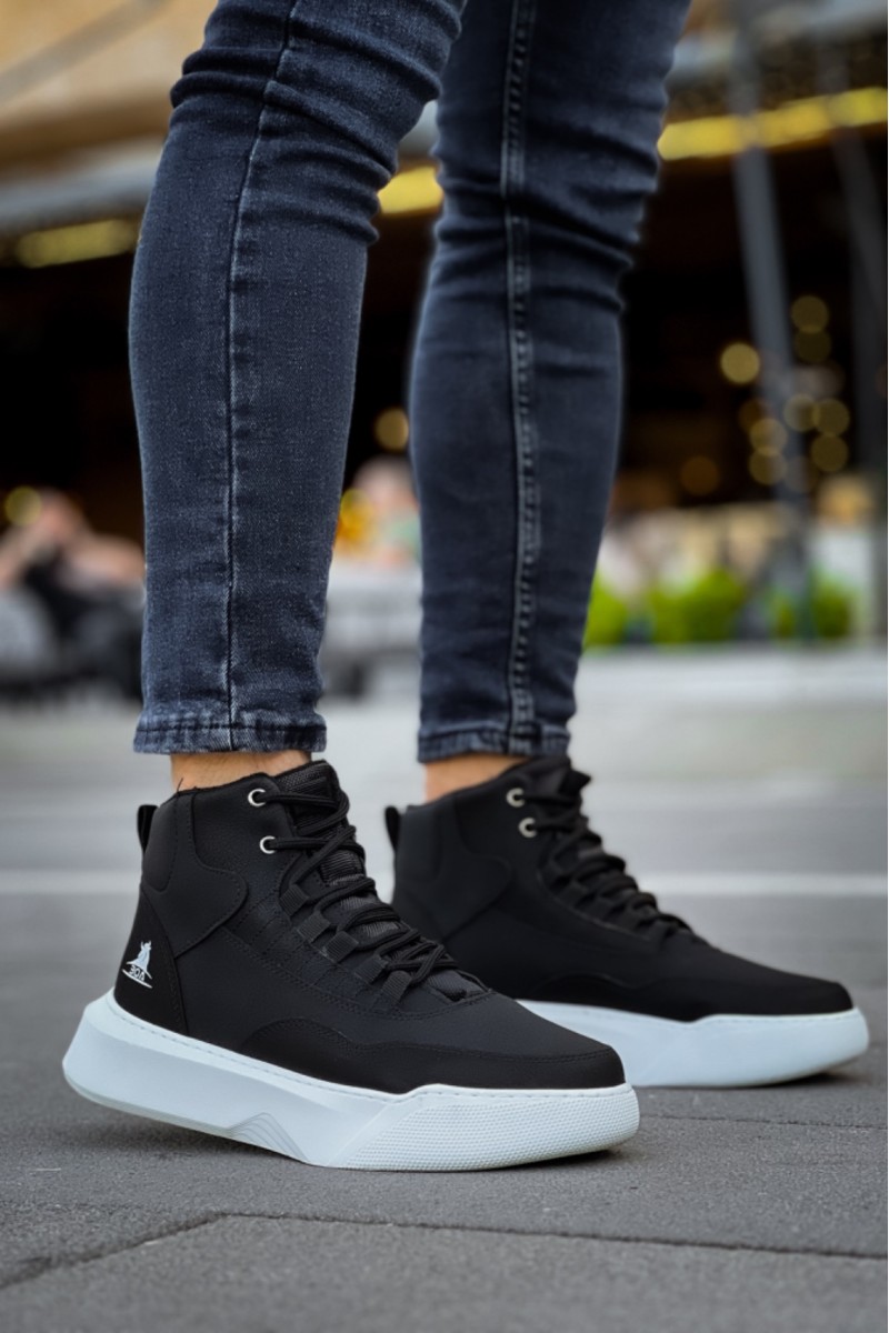 Erkek Bot - Siyah Beyaz - 0192