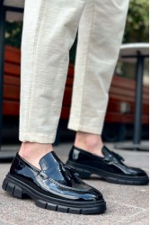 Erkek Klasik Ayakkabı - Siyah Rugan - 0240