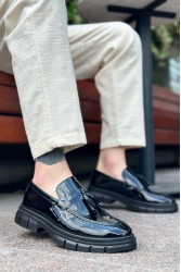 Erkek Klasik Ayakkabı - Siyah Rugan - 0240