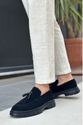 Erkek Klasik Ayakkabı - Siyah Süet - 0240