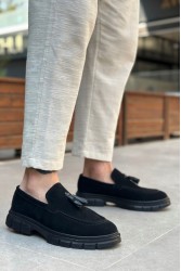 Erkek Klasik Ayakkabı - Siyah Süet - 0240