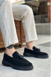 Erkek Klasik Ayakkabı - Siyah Süet - 0240