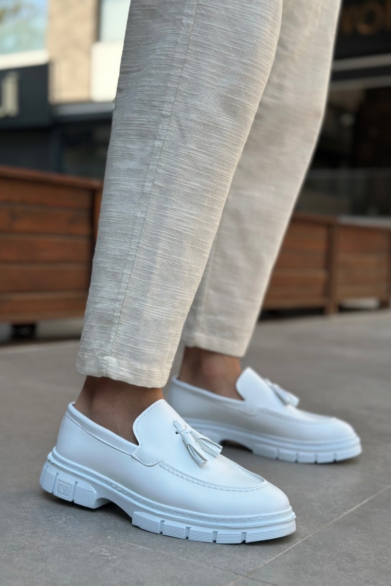 Mens Loafer - White - 0240