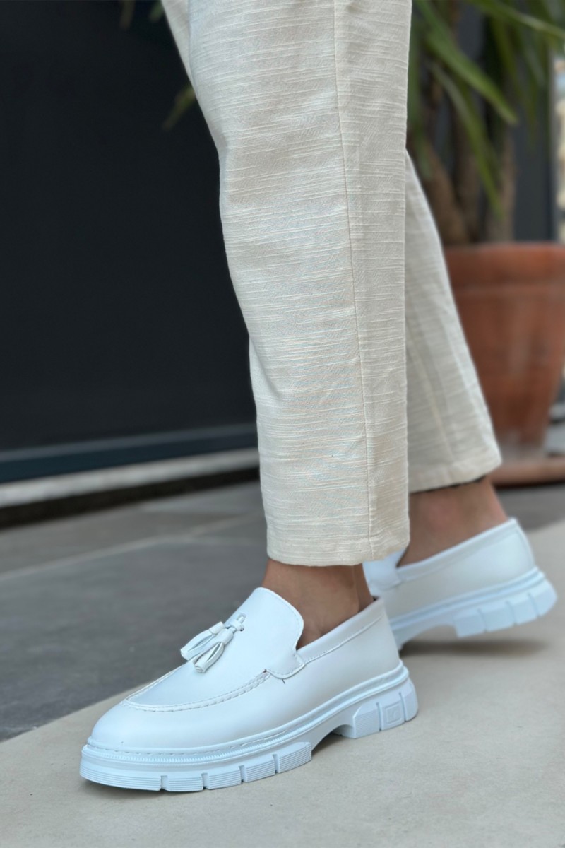 Mens Loafer - White - 0240