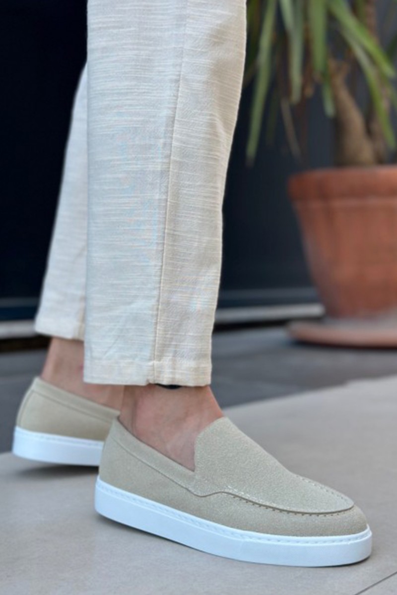 Erkek Mokasen - Vizon Süet - 0241