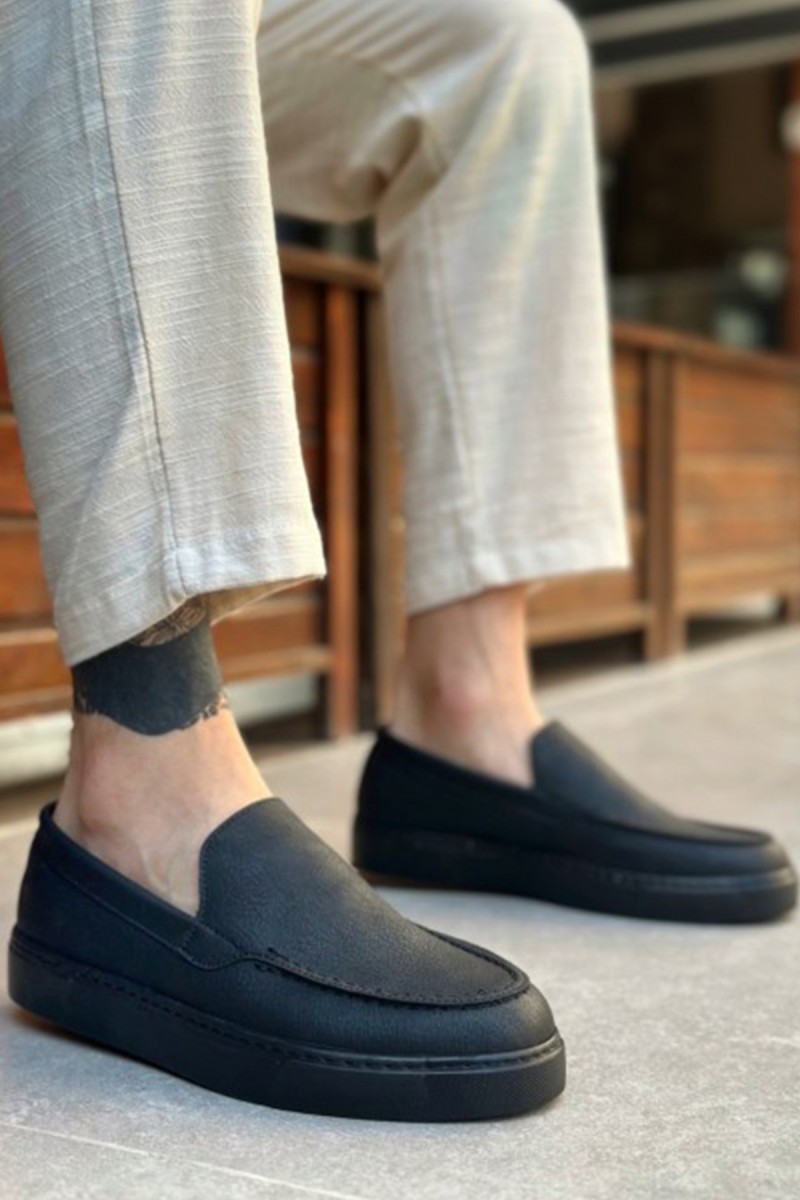 Erkek Mokasen - Siyah - 0241