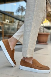 Erkek Mokasen - Taba Süet - 0241