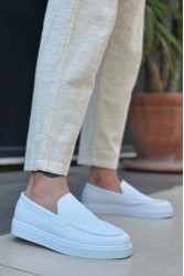 Erkek Mokasen - Beyaz - 0241