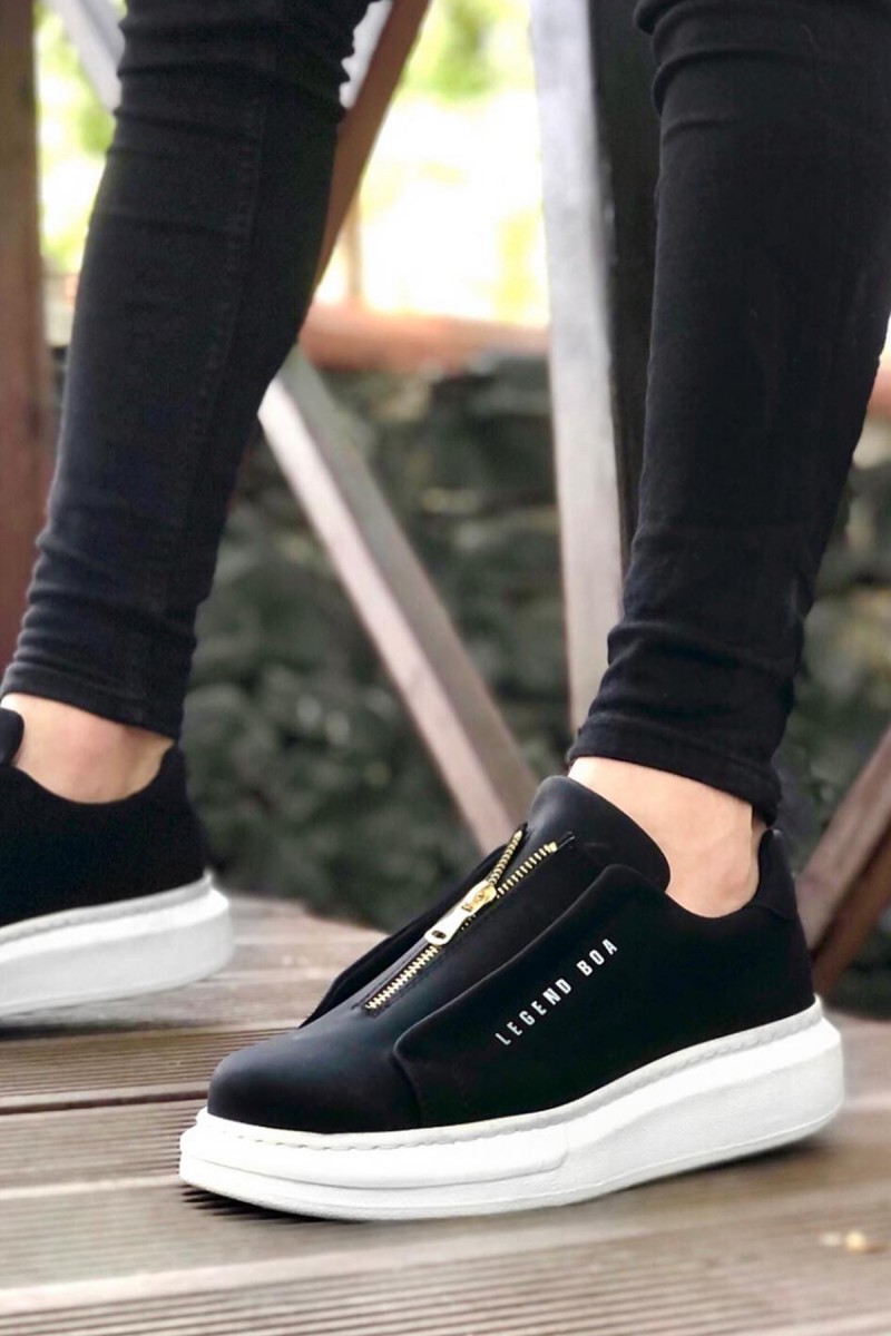 Erkek Sneaker - Siyah Beyaz - 0310