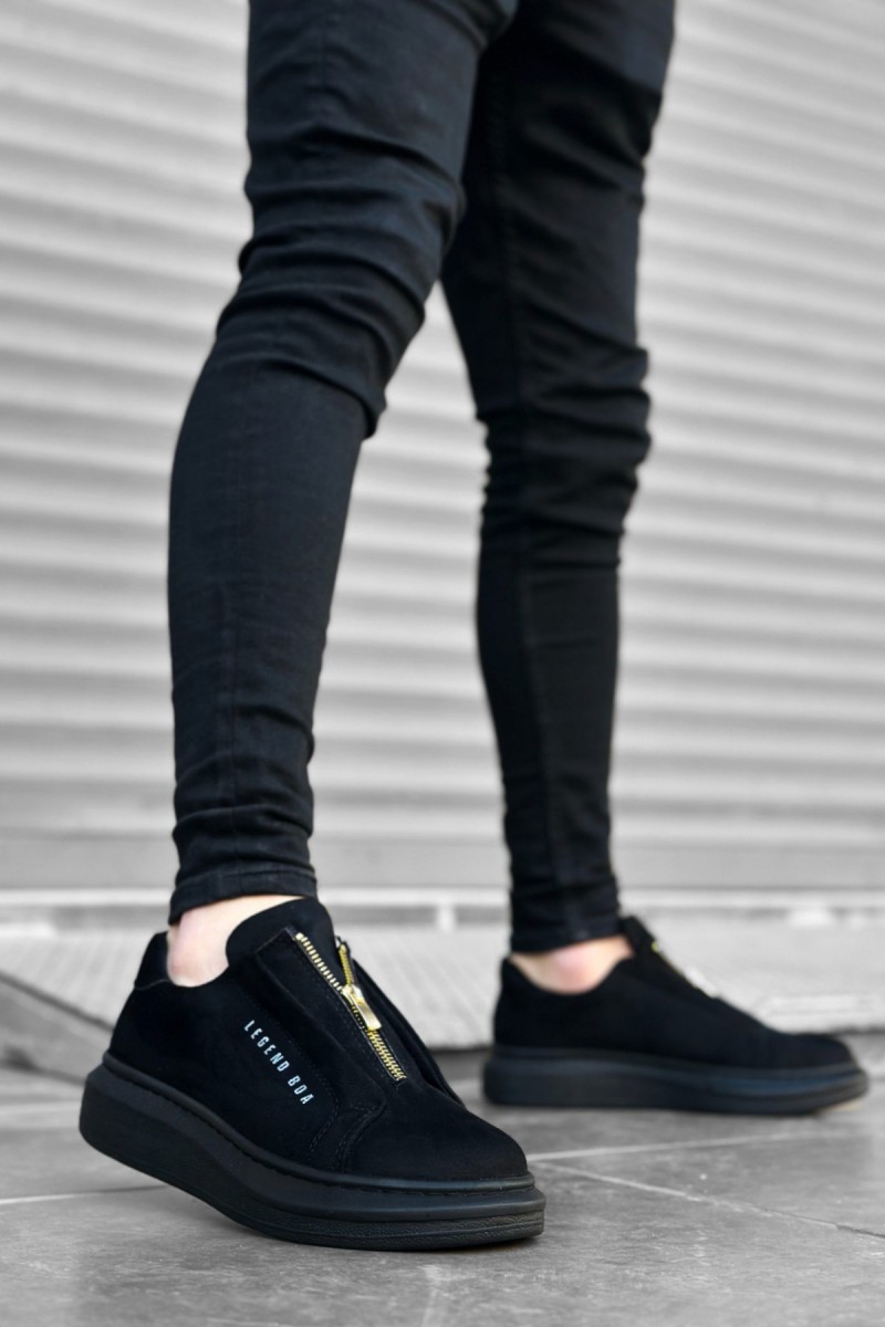 Erkek Sneaker - Siyah Süet - 0310
