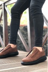 Erkek Sneaker - Taba Siyah - 0310