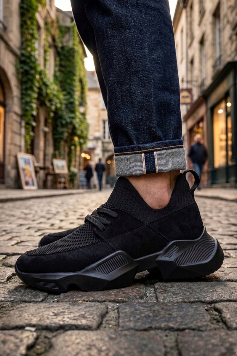 Erkek Sneaker - Siyah - 403