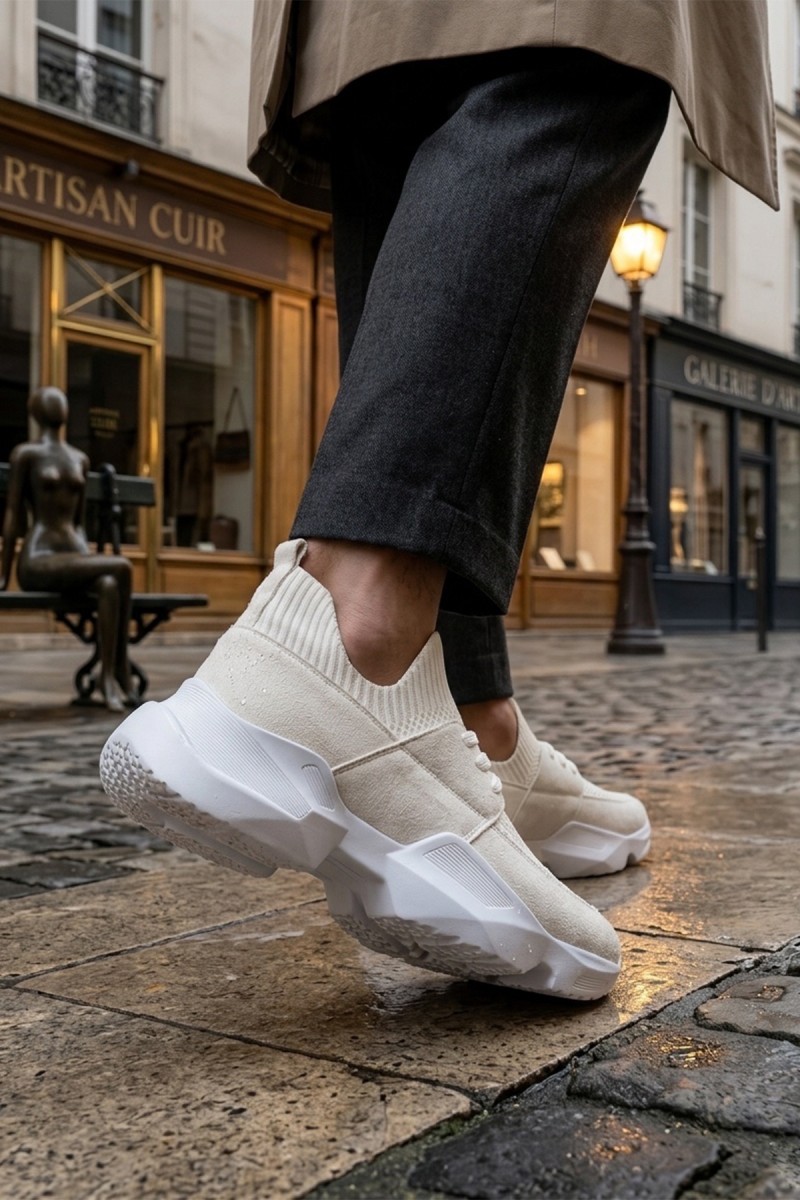 Erkek Sneaker - Beyaz - 403