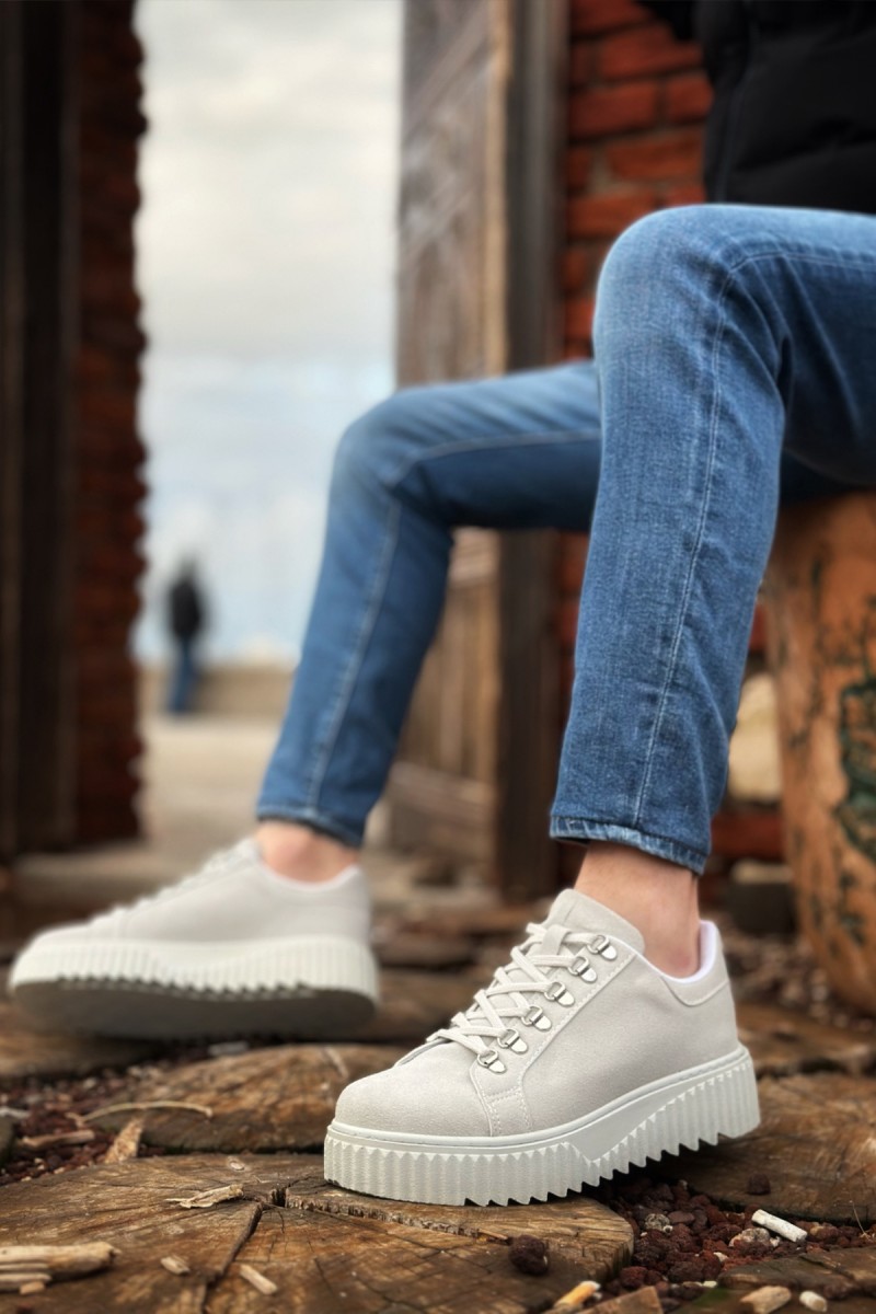 Erkek Sneaker - Gri Süet - 505