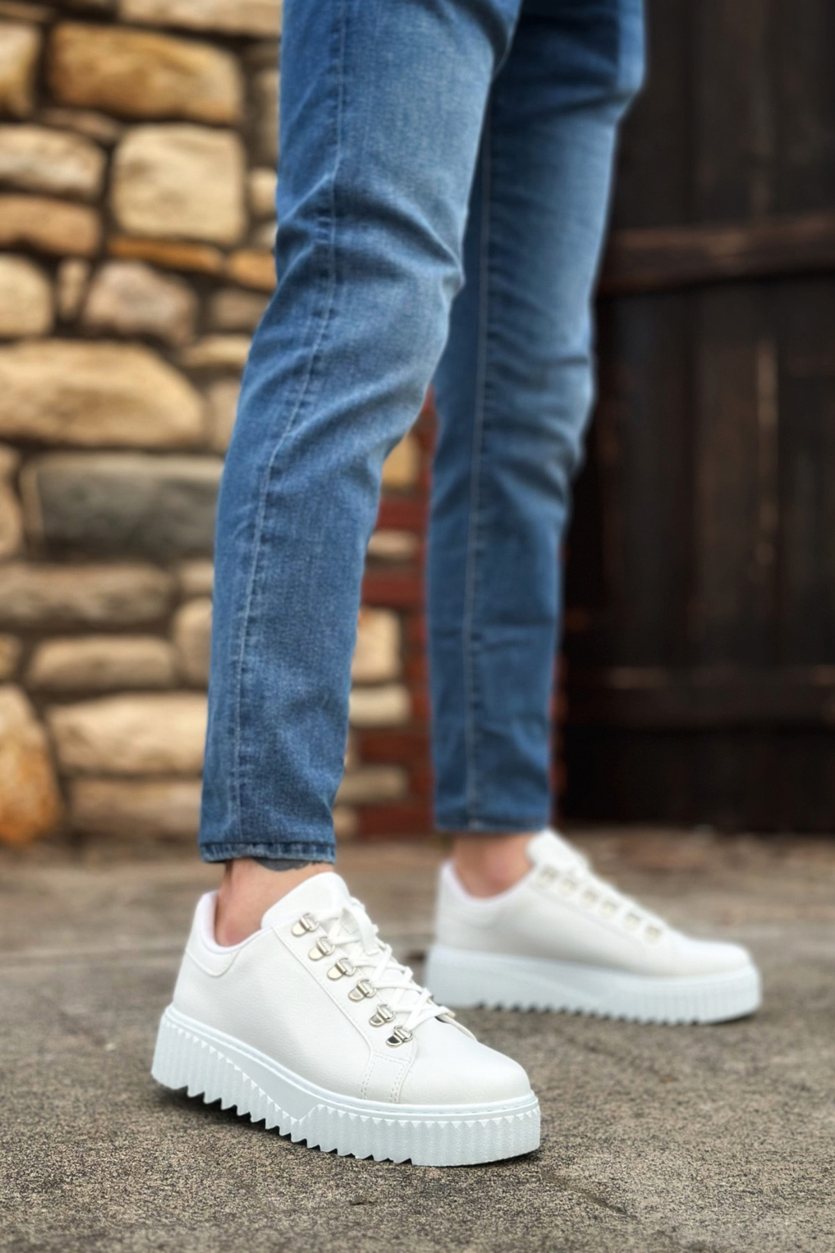 Erkek Sneaker - Beyaz - 505