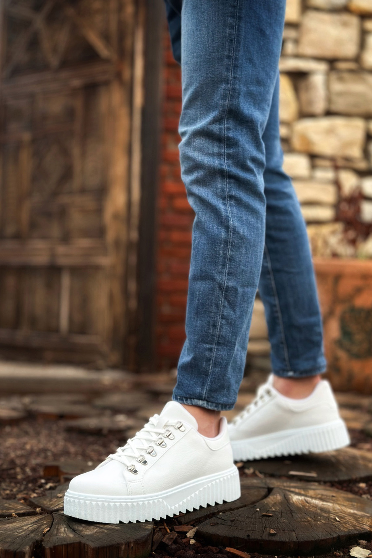 Erkek Sneaker - Beyaz - 505