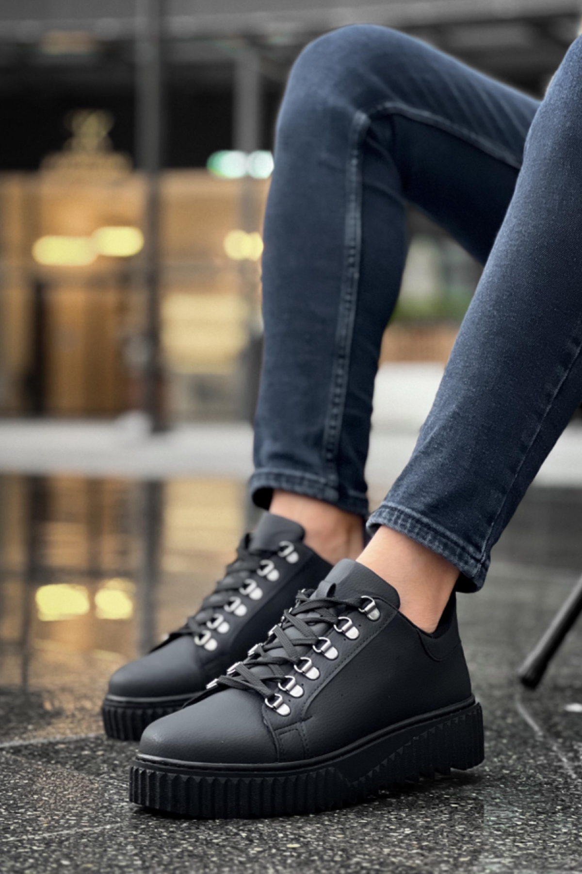 Erkek Sneaker - Siyah - 505