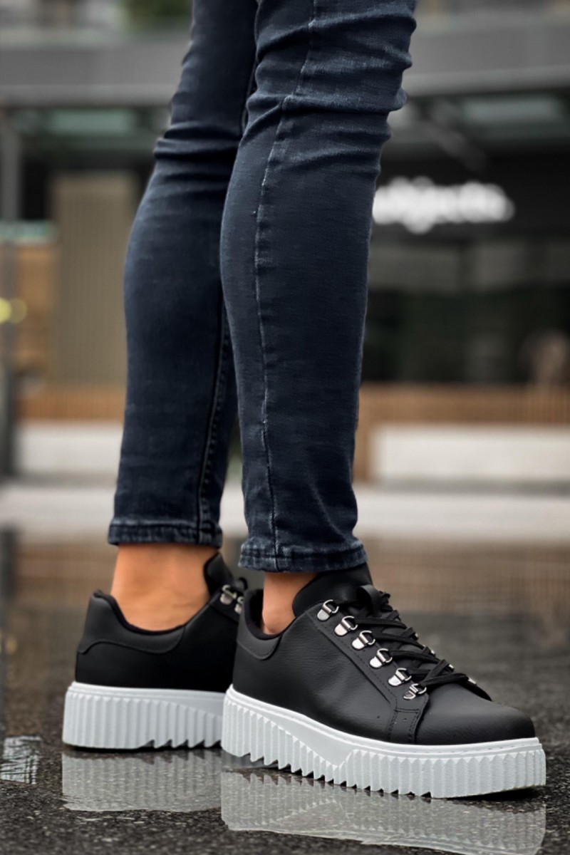 Mens Sneakers - Black White - 505