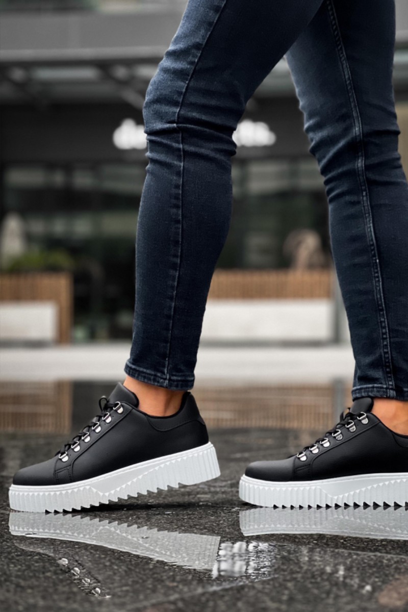Mens Sneakers - Black White - 505