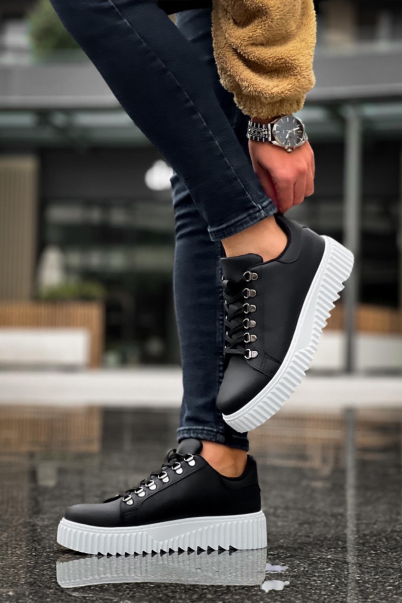 Mens Sneakers - Black White - 505